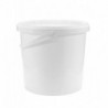 Wiaderko Plastikowe Białe - 5L