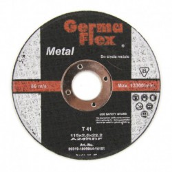 Tarcza Germa Flex Metal T41 Płaska 115x2,5x22mm