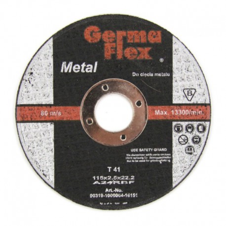 Tarcza Germa Flex Metal T41 Płaska 115x2,5x22mm