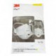 3M Półmaska Filtrująca z Zaworkiem P1 VFlex - 9161E