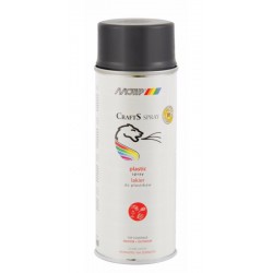 Motip Crafts Lakier do Plastiku Czarny Spray - 400ml