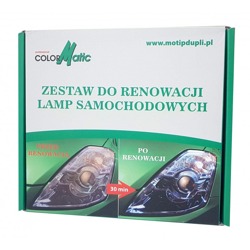 Colormatic Zestaw do Odnowy Lamp i Reflektorów 3x Spray