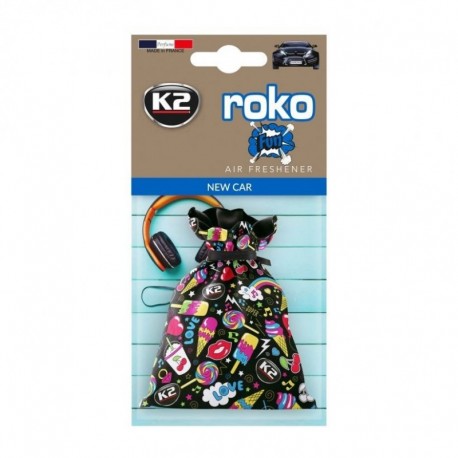 K2 Roko Fun Odświeżacz Powietrza w Woreczku New Car 25g