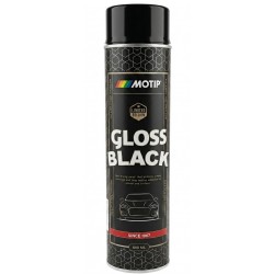 Motip Lakier Akrylowy Czarny Połysk Spray 600ml