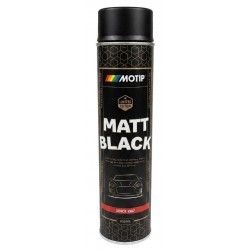 Motip Lakier Akrylowy Czarny Mat Spray 600ml